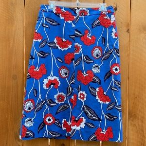 Boden floral pattern pencil skirt